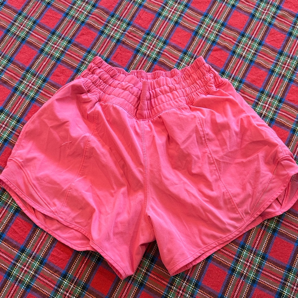 Lululemon Hotty Hot Pink 4.0 Shorts size 2